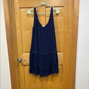 Ella Moss Blue layered dress size L